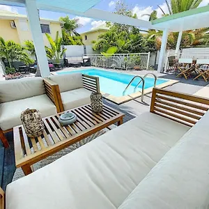 Zandoli, Walkable Beach, Private Pool La Baie-Orientale